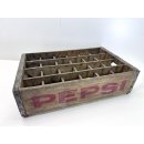 Alte Pepsi Cola Holzkiste Getränkekiste USA Setzkasten Reklame Vintage Deko 7775