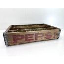 Alte Pepsi Cola Holzkiste Getränkekiste USA Setzkasten Reklame Vintage Deko 7779