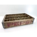 Alte Pepsi Cola Holzkiste Getränkekiste USA Setzkasten Reklame Vintage Deko 7779