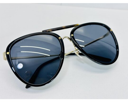 Gucci Sonnenbrille GG0672S 001 Pilotenbrille Herren Sunglasses #7795