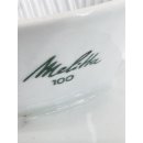 Vintage Melitta Porzellan Kaffeefilter No 100 3 Loch Filtertütenhalter #7954
