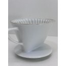 Vintage Melitta Porzellan Kaffeefilter No 101 3 Loch Filtertütenhalter #7957