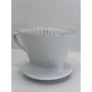 Vintage Melitta Porzellan Kaffeefilter No 101 3 Loch Filtertütenhalter #7957