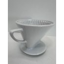 Vintage Melitta Porzellan Kaffeefilter No 102 3 Loch Filtertütenhalter #7960