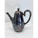 Antik Christofle Kaffeekanne Teekanne Mokkakanne Silberauflage versilbert #9286