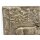 Vintage Messing Relief Gussbild Ofenplatte Jagd Landhaus Shabby Deko #9302
