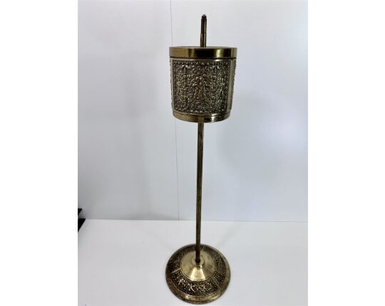 Erhard & Söhne Messing Aschenbecher Ascher Jugendstil Landhaus Shabby #9305