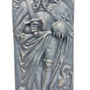 Vintage Gussplatte Gusseisen Relief Gussbild Carolus Magnus Karl der Große #9335
