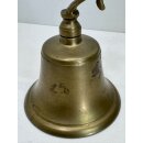 Vintage Messing Glocke Tischglocke Pegasus Pferd Handglocke Deko Shabby #9351