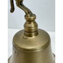 Vintage Messing Glocke Tischglocke Pegasus Pferd Handglocke Deko Shabby #9351