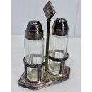 Reed & Barton Set Salzstreuer Pfefferstreuer Metall...