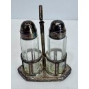 Reed & Barton Set Salzstreuer Pfefferstreuer Metall versilbert Vintage #9353
