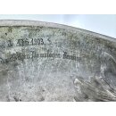 Antik Zinn Schale Obstkorb Brotkorb Kayser Dt. Pomologen Verein 1903 #9365