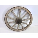 Altes antikes Wagenrad Holzrad Leiterwagen Heuwagen Deko...
