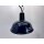 Alte Fabriklampe Emaille Lampe Blau Industrielampe Industrial Vintage #9384