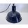 Alte Fabriklampe Emaille Lampe Blau Industrielampe Industrial Vintage #9384