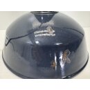 Alte Fabriklampe Emaille Lampe Blau Industrielampe Industrial Vintage #9385