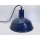 Alte Fabriklampe Emaille Lampe Blau Industrielampe Industrial Vintage #9385