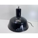 Alte Fabriklampe Emaille Lampe Schwarz Industrielampe...