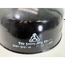 Alte Fabriklampe Emaille Lampe Schwarz Industrielampe Industrial Vintage #9391