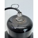 Alte Fabriklampe Emaille Lampe Schwarz Industrielampe Industrial Vintage #9391
