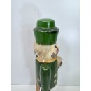 Vintage Nussknacker Erzgebirge Holzmännchen DDR Volkskunst Holz Figur #9406