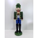 Vintage Nussknacker Erzgebirge Holzmännchen DDR Volkskunst Holz Figur #9406