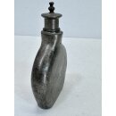 Antik Zinn Zinnflasche 1816 Schnupftabakdose Fläschchen Flachmann #9412
