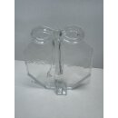 Vintage Glasvase Blockvase Wiesenthalhütte...