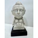 Porzellan Büste Mozart Goebel Bisquitporzellan Figur Skulptur Statue Kunst #9418