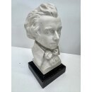 Porzellan Büste Mozart Goebel Bisquitporzellan Figur Skulptur Statue Kunst #9418