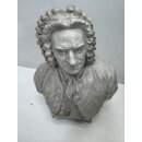 Gips Guss Büste Johann Sebastian Bach Figur Skulptur Statue Kunst #9419