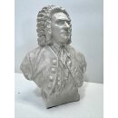 Gips Guss Büste Johann Sebastian Bach Figur Skulptur Statue Kunst #9419