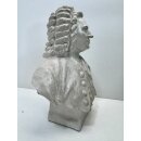 Gips Guss Büste Johann Sebastian Bach Figur Skulptur Statue Kunst #9419