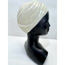Gips Guss Büste Frauenkopf Mädchen Turban Figur Skulptur Statue Kunst #9423