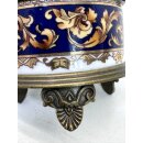 Porzellan Dose Limoges Bacchus Aufbewahrungsdose Deckeldose Zuckerdose #9428