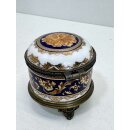 Porzellan Dose Limoges Bacchus Aufbewahrungsdose Deckeldose Zuckerdose #9428