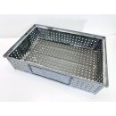 Vintage Industrie Design Stapelkiste Lagerbox Metall Blech Werkzeug Kiste #9442