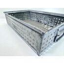 Vintage Industrie Design Stapelkiste Lagerbox Metall Blech Werkzeug Kiste #9442