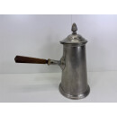 Antik Kaffeekanne Teekanne Mokkakanne mit Holzgriff J. Braun Solingen 1890 #9457