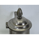 Antik Kaffeekanne Teekanne Mokkakanne mit Holzgriff J. Braun Solingen 1890 #9457
