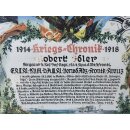Antik Kriegs-Chronik 1914 1918 Weltkrieg WW1 Soldat Auszeichnung Andenken #9522