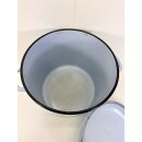 Vintage Alter Wecktopf Emaille Schüssel Wanne Einwecktopf Shabby Landhaus #9538