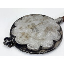 Altes antikes Waffeleisen Aluminium Küchenhexe Shabby Landhaus Vintage #9843