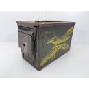 Alte Vintage Munitionskiste Armee Metall Box Truhe...