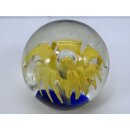 Vintage Murano Glas Blumen Briefbeschwerer Kunst Design...