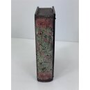 Antike Blechdose Buch Design Schmuckbox Metallkiste...