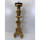 Antik Kerzenständer Kerzenleuchter Kerzenhalter Kandelaber Holz Barock Stil #213