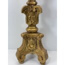Antik Kerzenständer Kerzenleuchter Kerzenhalter Kandelaber Holz Barock Stil #213