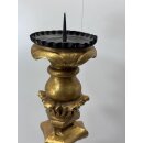 Antik Kerzenständer Kerzenleuchter Kerzenhalter Kandelaber Holz Barock Stil #213